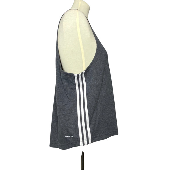 Adidas PrimeGreen Aeroready Training Grey Tank Top XL NWT - Picture 5 of 8